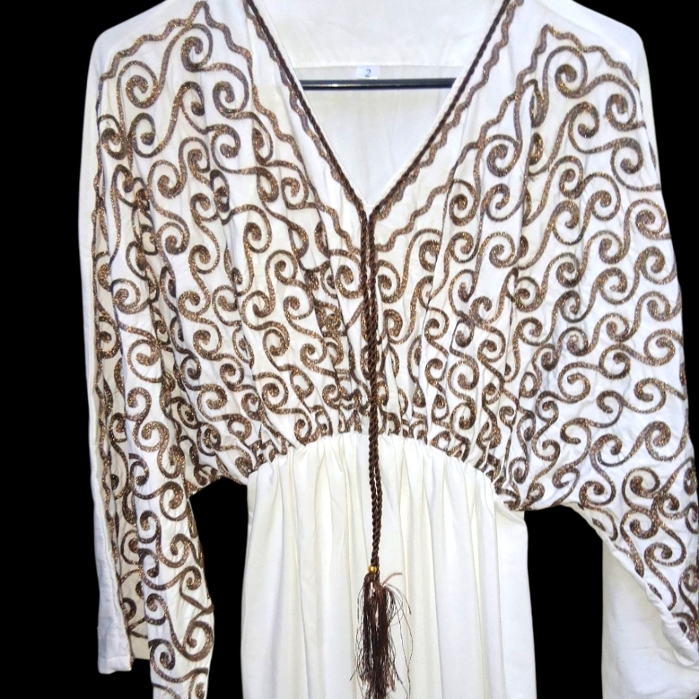 Embroidered Maxi Dress